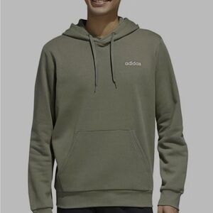Adidas Men's Green Hoodie